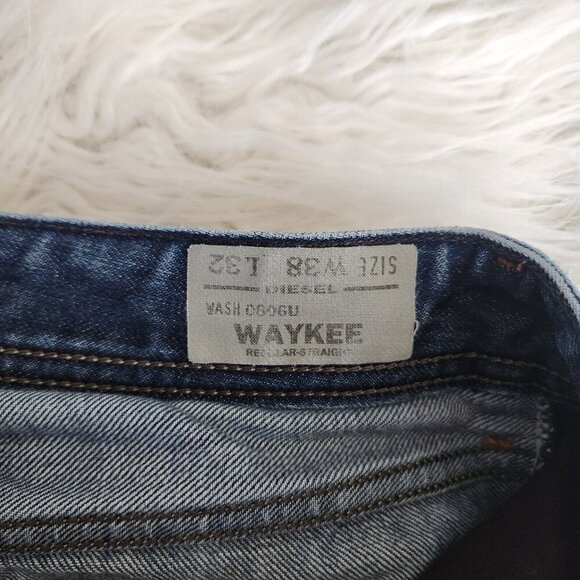 Diesel Waykee Regular Straight Men's Size W38 36x28 Button Fly 0806U - Picture 7 of 15
